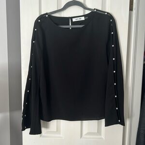 Pearl Sleeve Blouse
